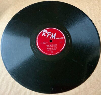 Arthur Lee Maye Crowns DOO WOP 78 Love Me Always / Loop De Loop RPM VG++/M- HEAR