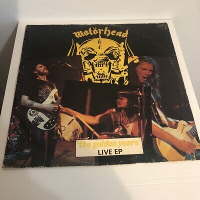 MOTORHEAD THE GOLDEN YEARS LIVE EP 12" VINYL 12BRO 92 VG. 1980. VG.