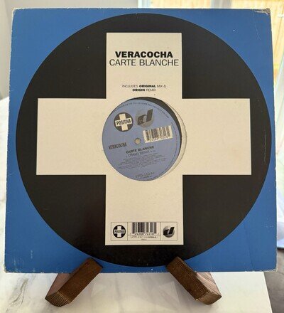 Veracocha - Carte Blanche 1999 *IBIZA TRANCE ANTHEM* 12” Vinyl - Positiva Record