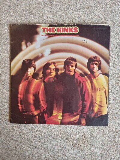 The Kinks - Village Green Preservation Society Vinyl LP Pye UK 1968 1st Pressing