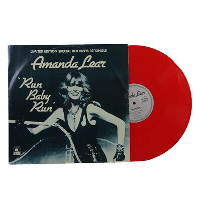 Amanda Lear - Run Baby Run 12", Single, Ltd, Red Vinyl AROD 132/12 Disco EX/VG+