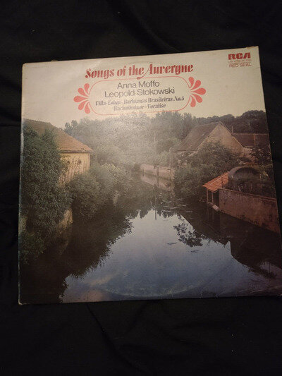 Anna Moffo, Leopold Stokowski: Songs Of The Auvergne RCA UK Stereo LSC 2795