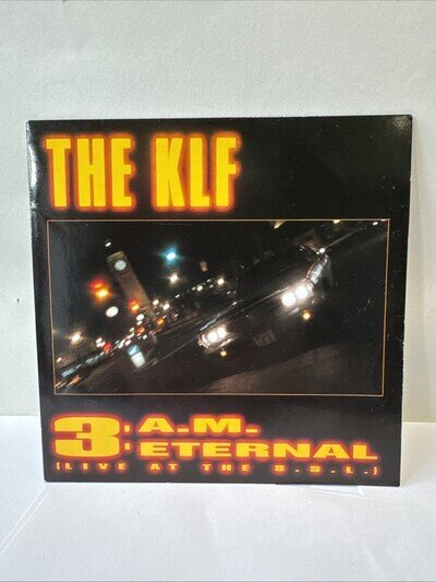 KLF - 3 A.M. Eternal Live At The S.S.L. - Used Vinyl Record 7 - 41 - U8100z