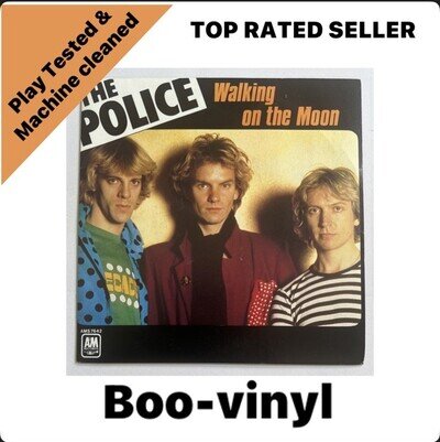 The Police-Walking On The Moon ~ 7” French Issue Vinyl Record EX/EX