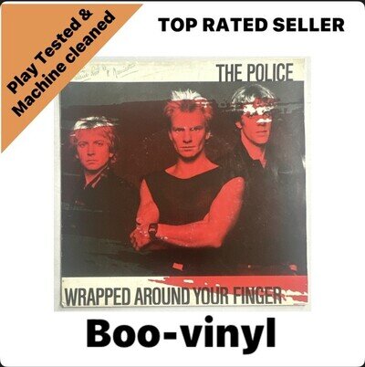The Police - Wrapped Around Your Finger ~ Dutch Issue 7" Vinyl Record EX / VG