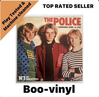 The Police-Walking On The Moon (Caminando Sober La Luna) Spanish Issue 7” Vinyl