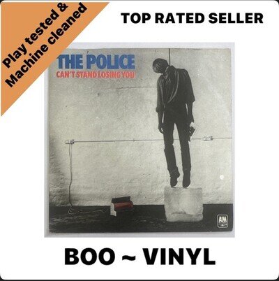 The Police - Can't Stand Losing You - 7" Light Blue Coloured Vinyl EX / EX Con