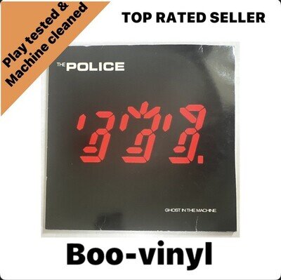 THE POLICE - GHOST IN THE MACHINE VINYL LP RECORD - 1981 AMLK 63730 EX / VG Con