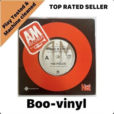 The Police - Message In A Bottle / Landlord Australian Issue 7” Vinyl Record EX