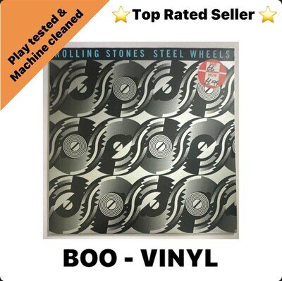 The Rolling Stones ~ Steel Wheels Vinyl LP Record Album CBS465752 NM / EX