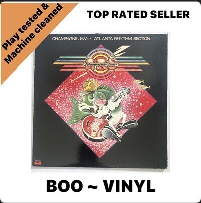 Atlanta Rhythm Section ‎– Champagne Jam Vinyl LP U.S. Release Southern Rock VG+