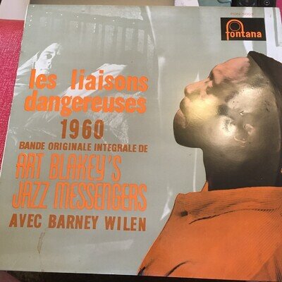 ART BLAKEY JAZZ LES LIAISONS DANGEREUSES JAPANESE FONTANA VINYL LP RECORD