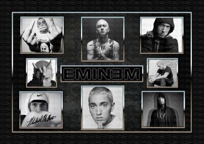 Eminem - Slim Shady - Signed Autograph Photo Print Memorabilia
