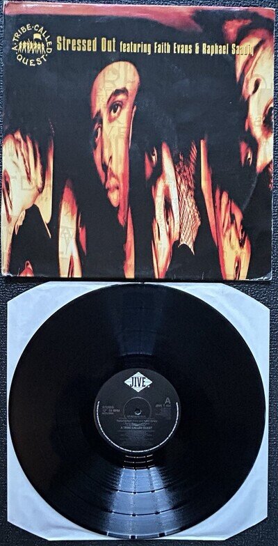 A Tribe Called Quest / Faith Evans - Stressed Out Vinyl 12 1996 Hip Hop *DL