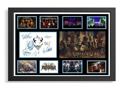 (548) mushroomhead signed unframed/framed photograph (reprint) great gift @@@@,
