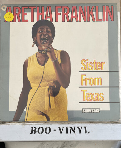Aretha Franklin - Sister From Texas soul / funk vinyl lp record VG+ / VG+