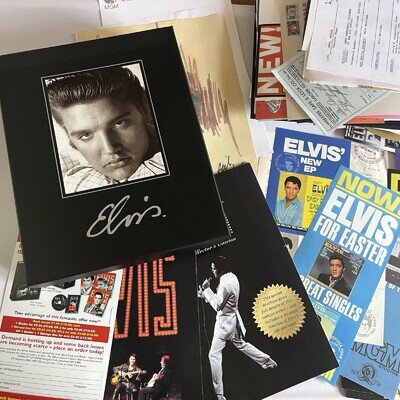 ELVIS PRESLEY - DeAgostini Artifacts - 400+ Items - Inc POSTERS / LEAFLETS etc.