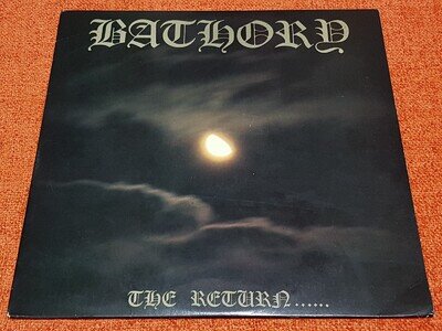 BATHORY - The Return - 1985 Combat US First Press Vinyl RARE BLACK METAL LP LOT