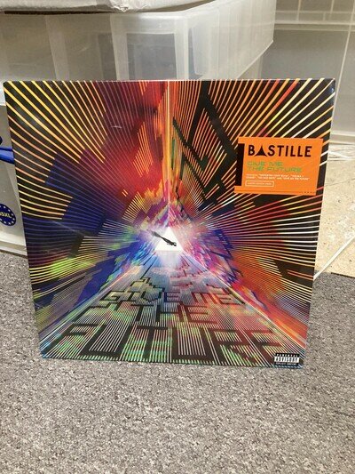 BASTILLE GIVE ME THE FUTURE, LIMITED EDITION WHITE VINYL LP, NEW AND SEALED