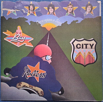 BAY CITY ROLLERS - ONCE UPON A STAR - 12" VINYL LP ALBUM RECORD - VG