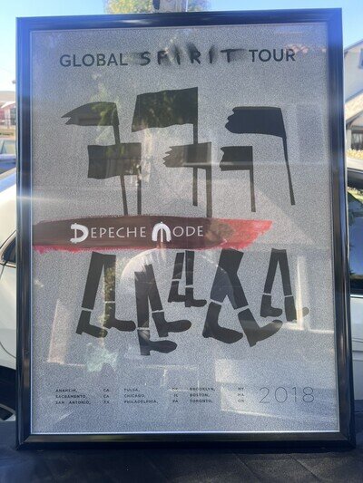 Depeche Mode 2018 Global Spirit Tour USA/Canada Poster