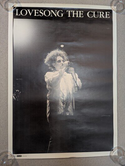 The Cure vintage 80s poster - Disintegration era Lovesong .