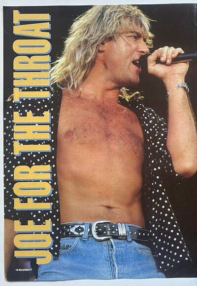 JOE ELLIOTT - 1993 full page UK magazine poster DEF LEPPARD