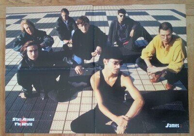 JAMES / WONDERSTUFF 2-sided magazine POSTER 16x22 inches