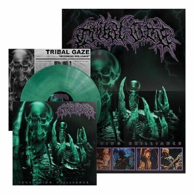 TRIBAL GAZE - Inveighing Brilliance - green swirl vinyl LP + insert + poster