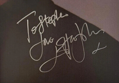 Signed Elton John promo poster 1995