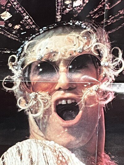 Vintage Rock Superstars Poster Magazine No. 1 Featuring Elton John