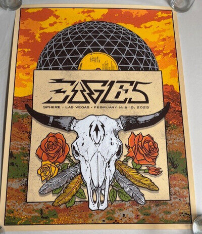 Eagles Weekend 11 Poster Feb 14-15, 2025 Sphere Las Vegas (18 x 24)