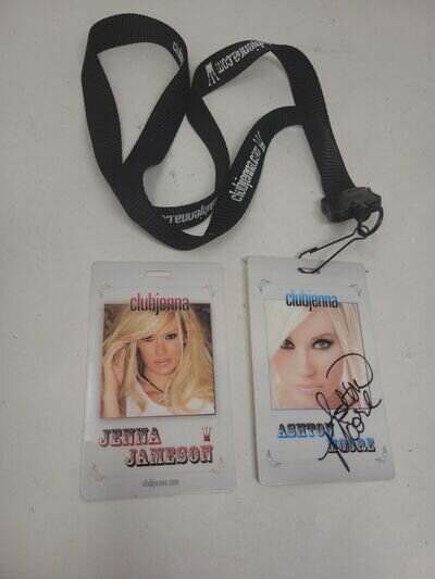 Jena Jameson Ashton Moore Signed Autograph Auto ClubJenna All Access Pass Q