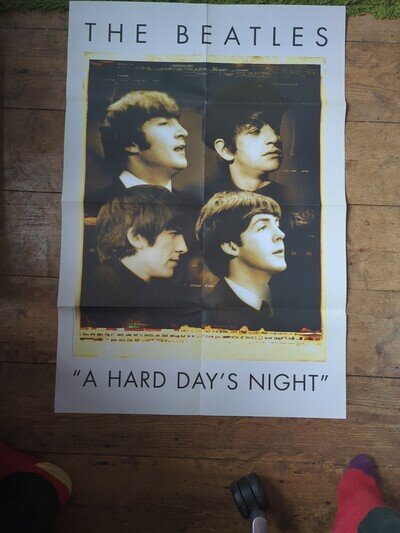 the Beatles - a hard day's night poster 57 x 84cm