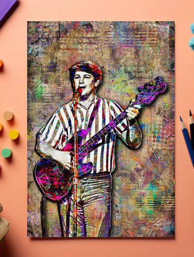 The BEACH BOYS Brian Wilson Poster, Beach Boys Tribute to Brian Free Shipping US