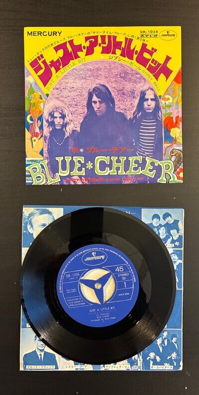 BLUE CHEER Just A Little Bit 7'' 1968 JAPAN SINGLE Steppenwolf STOOGES Rare!