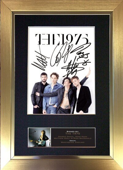 #658 The 1975 Signed CD COVER MOUNTED A4 Autograph Reproduction A4 Print