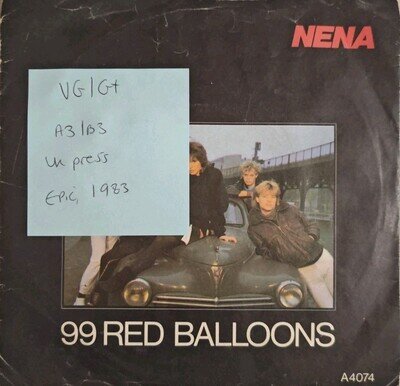 Nena 99 Red Balloons Vinyl Record VG/G+ A4074 1983