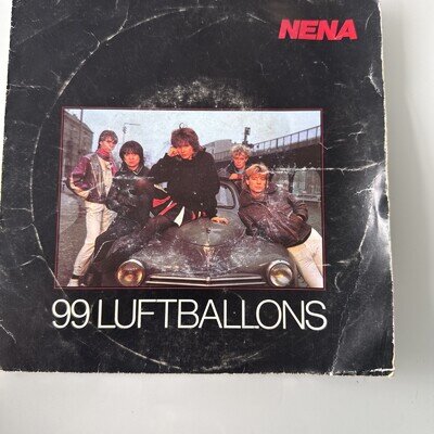 Nena 99 Red Balloons Luftballons 1983 7-inch Vinyl