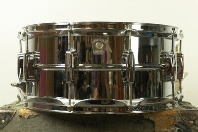 1980s Ludwig 6.5x14 LM402 Supraphonic Snare Drum