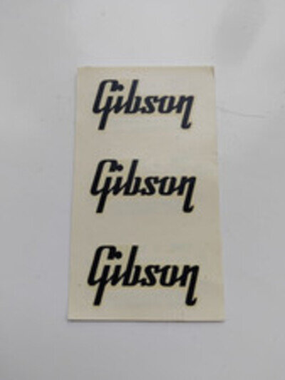 Gibson Headstock decal Label Meyercord NOS Genuine Original Not Reproduction USA