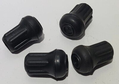 NOS 4 DAISY RUBBER FEET CAPS 50s/60s Clamp On Bass Drum Spurs Ludwig Leedy 3/8"