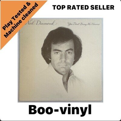 Neil Diamond ~ You Don’t Bring Me Flowers Vinyl Lp Record EX / VG+