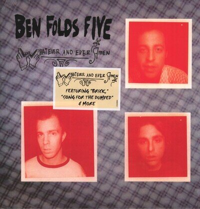 Ben Folds Five Whatever and Ever Amen LP vinyl Europe Sony 2024 Reissue of the