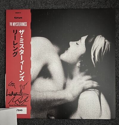 THE MYSTERINES REELING ASSAI OBI RED VINYL SIGNED AUTOGRAPH LP LTD TO 200