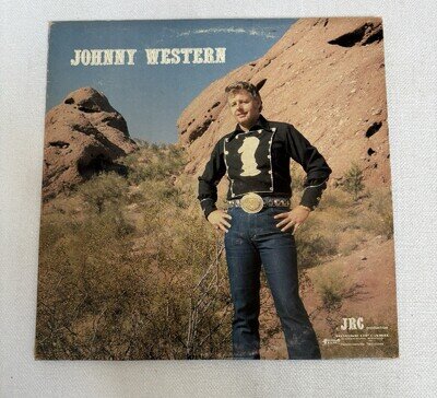 Autographed Collectible-Johnny Western- Vinyl LP Record- Country Western Folk