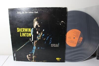 Sherwin Linton – Hello, I'm Not Johnny Cash, SIGNED/AUTOGRAPH cover, 1971 LP