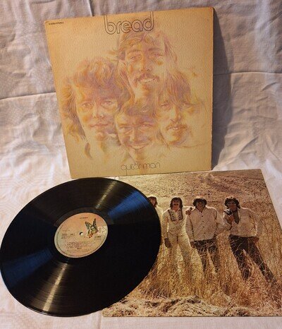 Vintage Vinyl Bread Guitar Man 1972 Elektra Records Vinyl LP