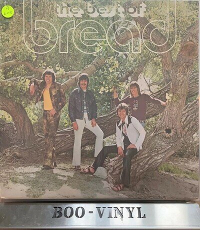 Bread ‎– 'The Best Of' 12" vinyl album LP. RARE 1972 UK VG + Con