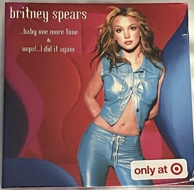 BRITNEY SPEARS-BABY ONE MORE TIME/OOPS I DID IT AGAIN-TARGET TINY VINYL 4” 2TRAK